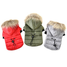 Load image into Gallery viewer, Soft Fur Hood Puppy Jacket