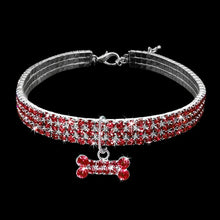 Load image into Gallery viewer, Rhinestone Dog Collar