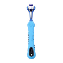 Load image into Gallery viewer, Three Sided  Pet Toothbrush