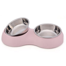 Load image into Gallery viewer, Double Pet Bowl for Dog And Cats