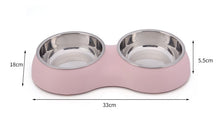 Load image into Gallery viewer, Double Pet Bowl for Dog And Cats
