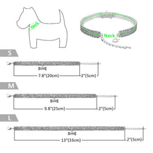 Load image into Gallery viewer, Rhinestone Dog Collar