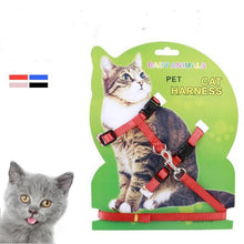 Load image into Gallery viewer, Nylon Pet Cat Harness And Leash